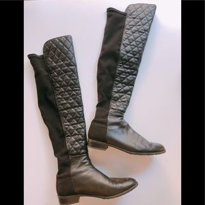 *Stuart Weitzman* black over knee boots_SZ:7.5